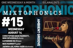 Mixtophonics #15 and #16  poster