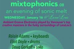 Mixtophonics January 2019 poster